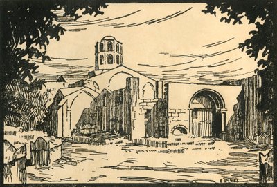 Les Alyscamps, Chapelle Shonorat - Alyscamps. ja kappeli St-Honorat, 1920-luku. tekijältä E Laget