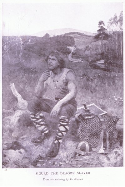 Sigurd lohikäärmeen tappaja tekijältä E. Neilson