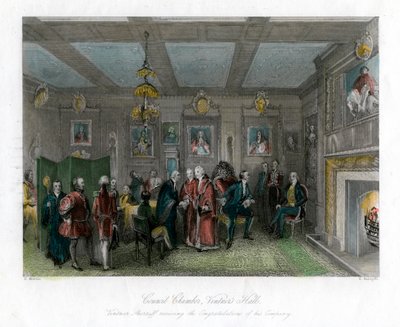 Valtuustohuone, Vintners Hall, Lontoon kaupunki. tekijältä E. Redclyffe