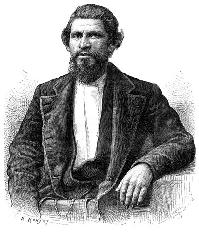 Jenkin muotokuva 1800-luvulta. tekijältä Etienne Antoine Eugene Ronjat