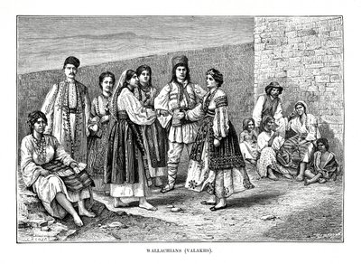 Wallachians, 1879. tekijältä Etienne Antoine Eugene Ronjat