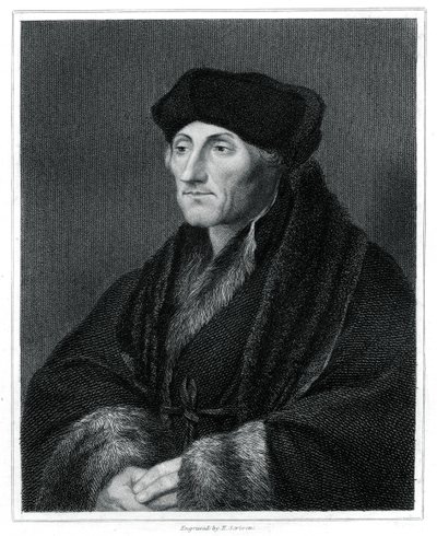 Desiderius Erasmus, renessanssin humanisti, 1833 tekijältä E. Scriven