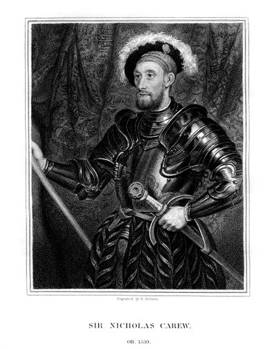 Sir Nicholas Carew, 1823. tekijältä E. Scriven