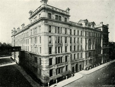 Pääposti - Uusi pohjoisrakennus, c1897 tekijältä E. and S. Woodbury