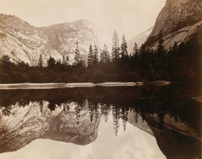 Mirror Lake, Yosemiten laakso, 1872. tekijältä Eadweard Muybridge