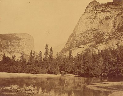 Vanha Piute.  Yosemiten laakso. tekijältä Eadweard J. Muybridge