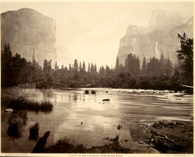 Yosemiten laakso, Rocky Fordilta tekijältä Eadweard Muybridge