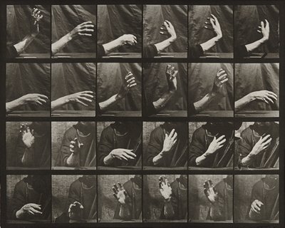 Käden liike; lyönnin aikaa tekijältä Eadweard Muybridge