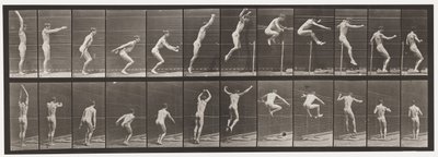 Levy 161. Hyppy; Seisova korkeushyppy tekijältä Eadweard Muybridge