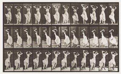 Lauta 190. Tanssii (nautch) tekijältä Eadweard Muybridge