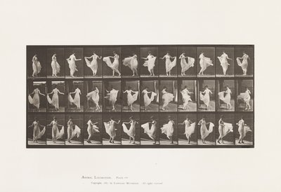 Lautanen 192. Tanssi (fancy) tekijältä Eadweard Muybridge