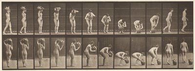Levy 225. Vesipurkin irrottaminen olalta maahan tekijältä Eadweard Muybridge