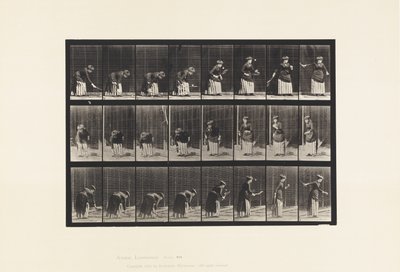 Lauta 295. Nurmikon tennis; Tarjoilu tekijältä Eadweard Muybridge
