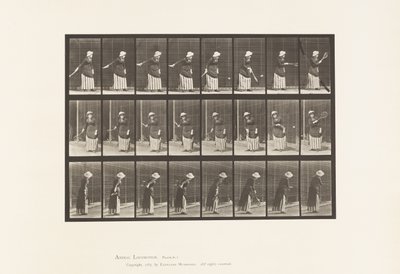 Lauta 297. Nurmikon tennis tekijältä Eadweard Muybridge