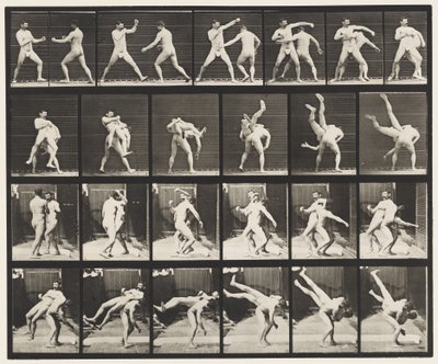 Levy 332. Nyrkkeily; Ristipakarat (kengät) tekijältä Eadweard Muybridge
