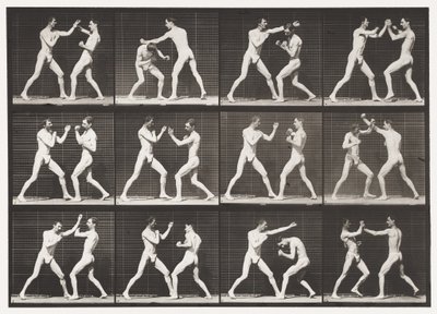 Levy 336. Nyrkkeily; Avoin käsi (kengät) tekijältä Eadweard Muybridge