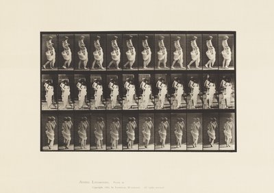 Levy 35. Kävelevä, kantava lapsi tekijältä Eadweard Muybridge