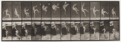 Levy 366. Juokseminen, veto ja potku tekijältä Eadweard Muybridge