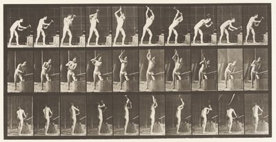 Levy 378. Seppä, Vasara alasin, kaksi kättä tekijältä Eadweard Muybridge