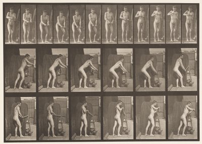 Levy 395. Kammen kahvan kääntäminen tekijältä Eadweard Muybridge