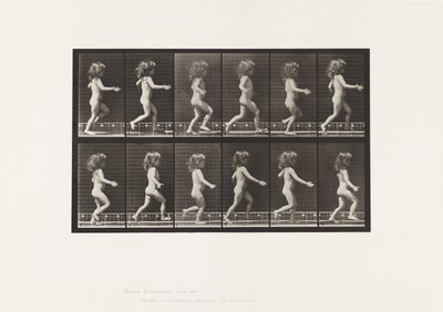 Levy 469. Lapsi, Juoksu, 1885 tekijältä Eadweard Muybridge