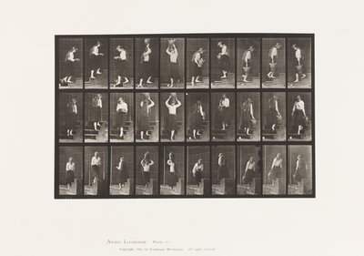 Kilpi 504. Nousevat ja laskevat portaat tekijältä Eadweard Muybridge