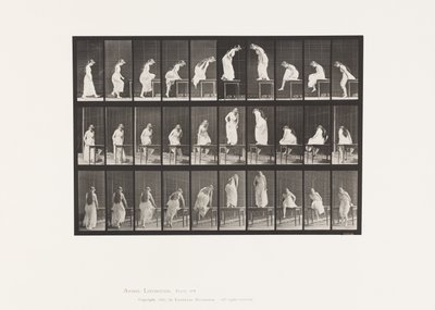 Levy 513. Nousu- ja poistumispöytä tekijältä Eadweard Muybridge