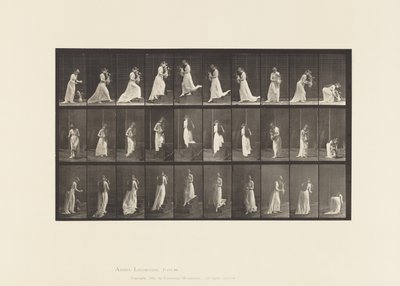 Kilpi 515. Nousevat ja laskevat portaat jne., 1885 tekijältä Eadweard Muybridge