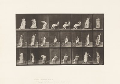 Levy 518. Istuminen, nousu jne., 1885 tekijältä Eadweard Muybridge