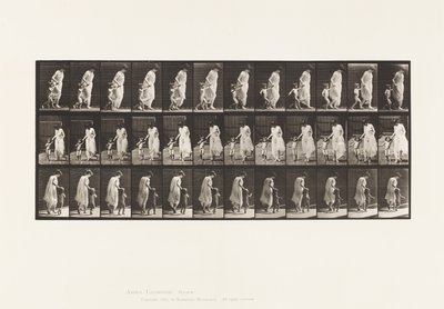 Kilpi 72. Juokse, johtava lapsi (70) kädessä tekijältä Eadweard Muybridge