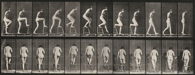 Kilven numero 180. Tuolin päälle ja päälle astuminen tekijältä Eadweard Muybridge