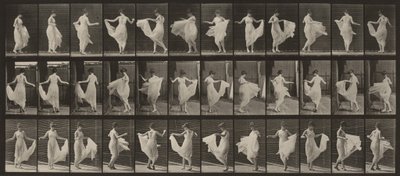 Kuvalevy numero 192. Tanssiminen (hieno) tekijältä Eadweard Muybridge