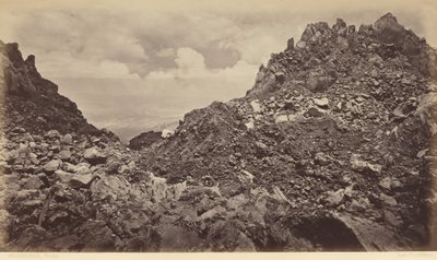Quezaltenango tulivuoren kraatterista,1877 (kuva) tekijältä Eadweard Muybridge