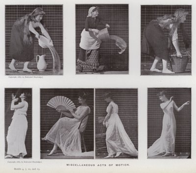Liikkeessä oleva ihmishahmo: sekalaiset liikkeet (m/v kuva) tekijältä Eadweard Muybridge