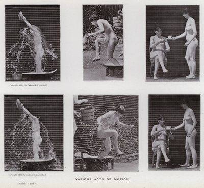 Ihmishahmo liikkeessä: Erilaisia liiketoimia (m/w kuva) tekijältä Eadweard Muybridge