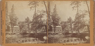 "Yosemite Hotel",1867 (kuva) tekijältä Eadweard Muybridge