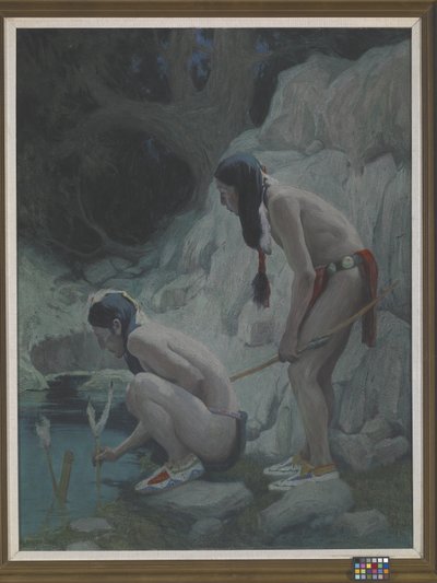 Pyhät vedet (öljy kankaalle) tekijältä Eanger Irving Couse