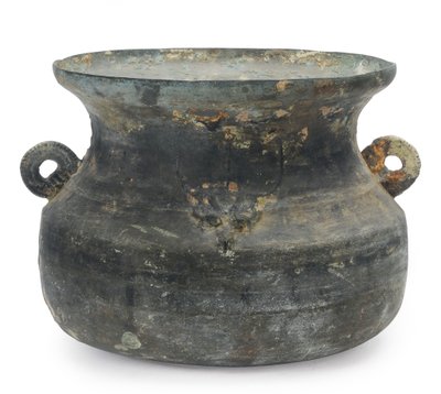 Suuri pata, myöhäinen itäinen Zhou, 5.-3. vuosisadalla eKr. (pronssi) tekijältä Eastern Zhou Dynasty Chinese School