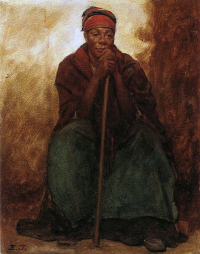 Dinah, musta palvelija tekijältä Eastman Johnson