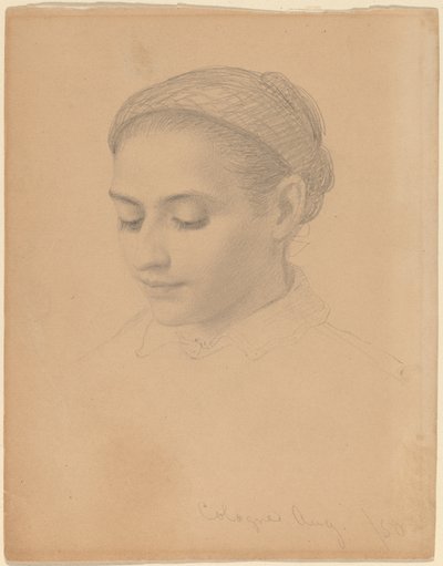 Nuoren naisen johtaja tekijältä Eastman Johnson