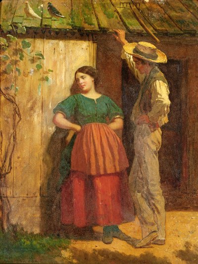 Maalaismainen seurustelu tekijältä Eastman Johnson