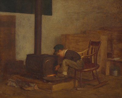 Early Scholar, n. 1865. tekijältä Eastman Johnson