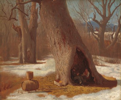 The Truants, c. 1870. tekijältä Eastman Johnson