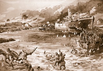 Kuuluisa lasku "Clyde-joelta" V Beachillä tekijältä Edgar Alfred Holloway