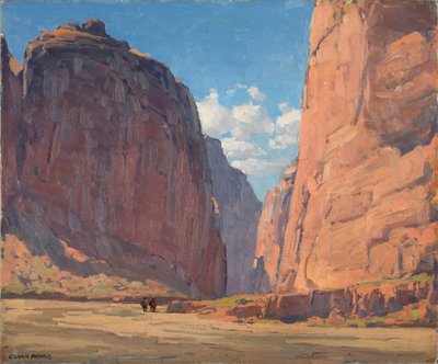 Canyon Portal, n. 1935 (öljy kankaalle) tekijältä Edgar Alwin Payne