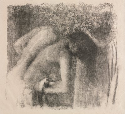 Kylvyn jälkeen (suuri versio) tekijältä Edgar Degas