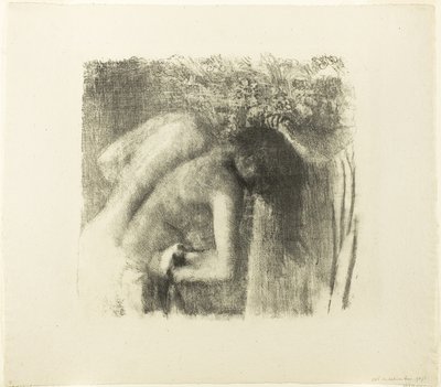 Kylvyn jälkeen (iso versio) tekijältä Edgar Degas