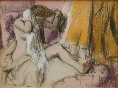 Nach dem Bad tekijältä Edgar Degas