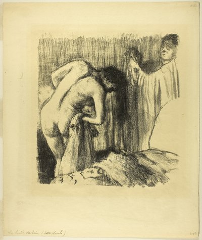 Kylpylän jälkeen III tekijältä Edgar Degas