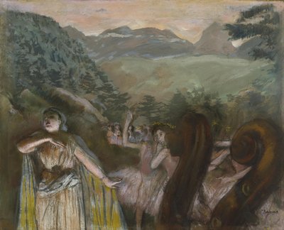 Aria baletin jälkeen tekijältä Edgar Degas